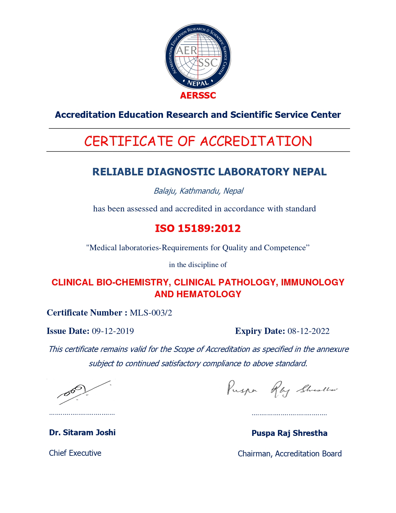 ISO 2019 - 2022